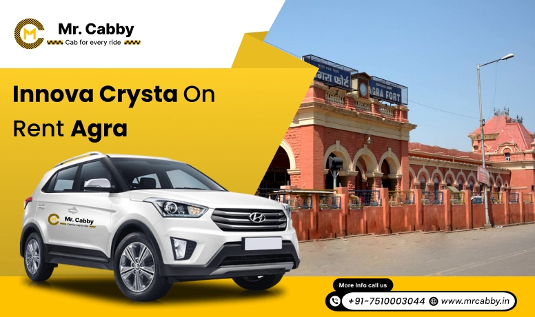 Book Your Toyota Innova Crysta on Rent in Agra