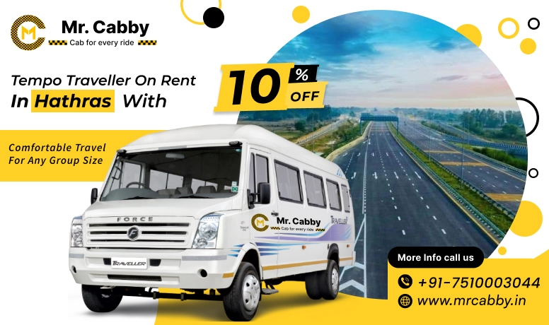 Tempo Traveller on Rent in Hathras