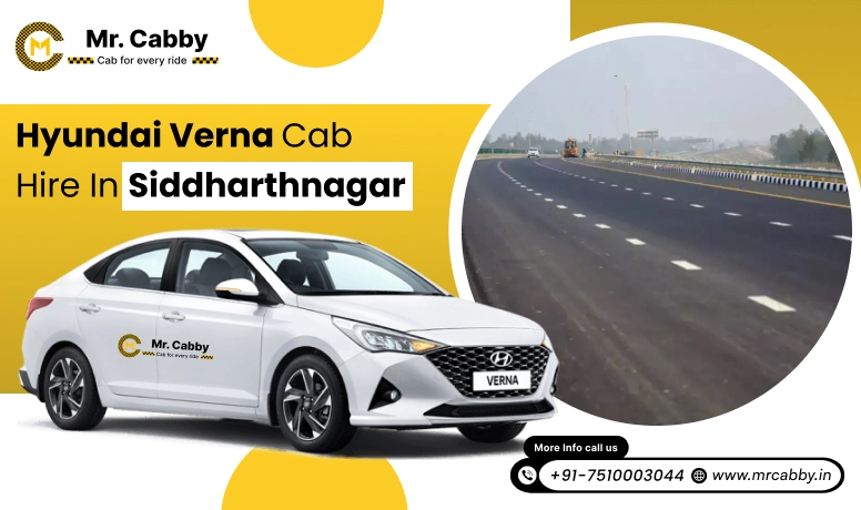 Hyundai Verna cab on rent in Siddharthnagar