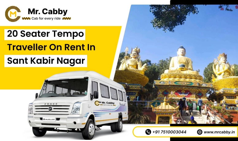 20 seater tempo traveller on rent in Sant Kabir Nagar