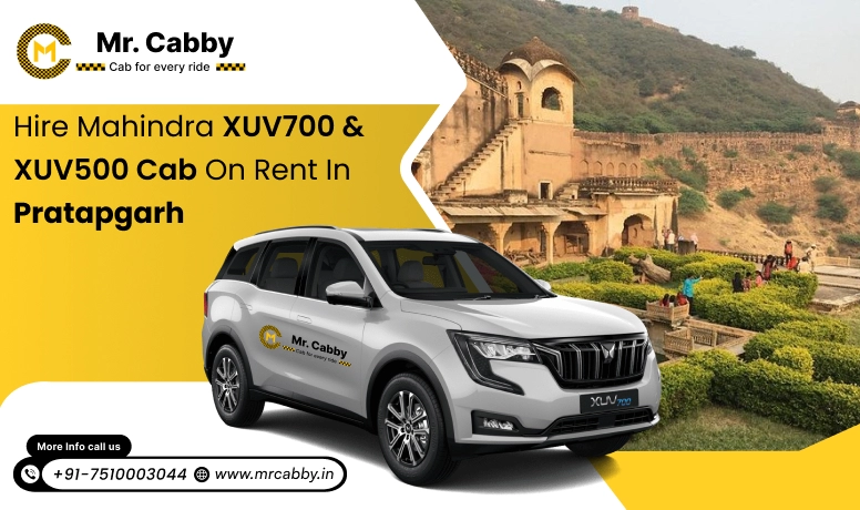 Hire Mahindra XUV700 cab on rent in Pratapgarh